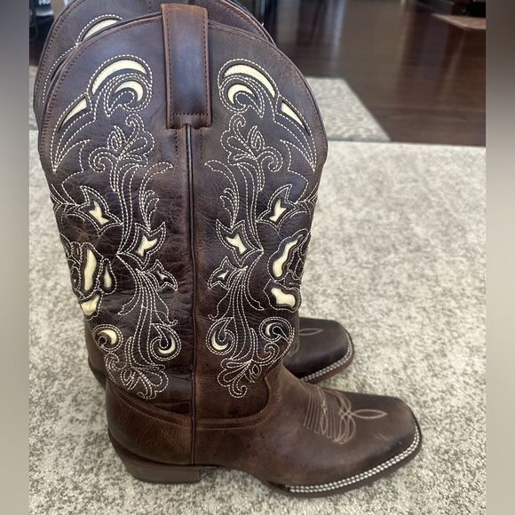 J.B. Dillon Women’s Aven’s Brown Cowboy Western Boots 11 - Picture 2 of 10